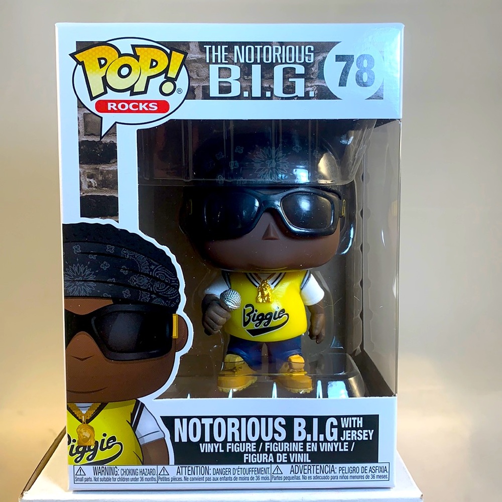 Funko Pop Notorious B.I.G with Jersey